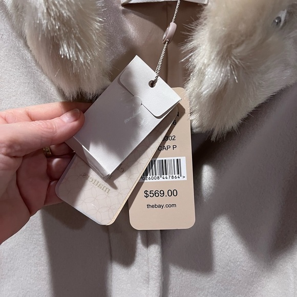 𝅺Jacques Vert Cream Wool Blend  Coat - Picture 4 of 8